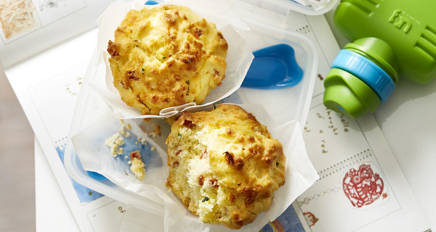 Salami and cheese muffins Recipe | That&amp;#39;s Life! Magazine