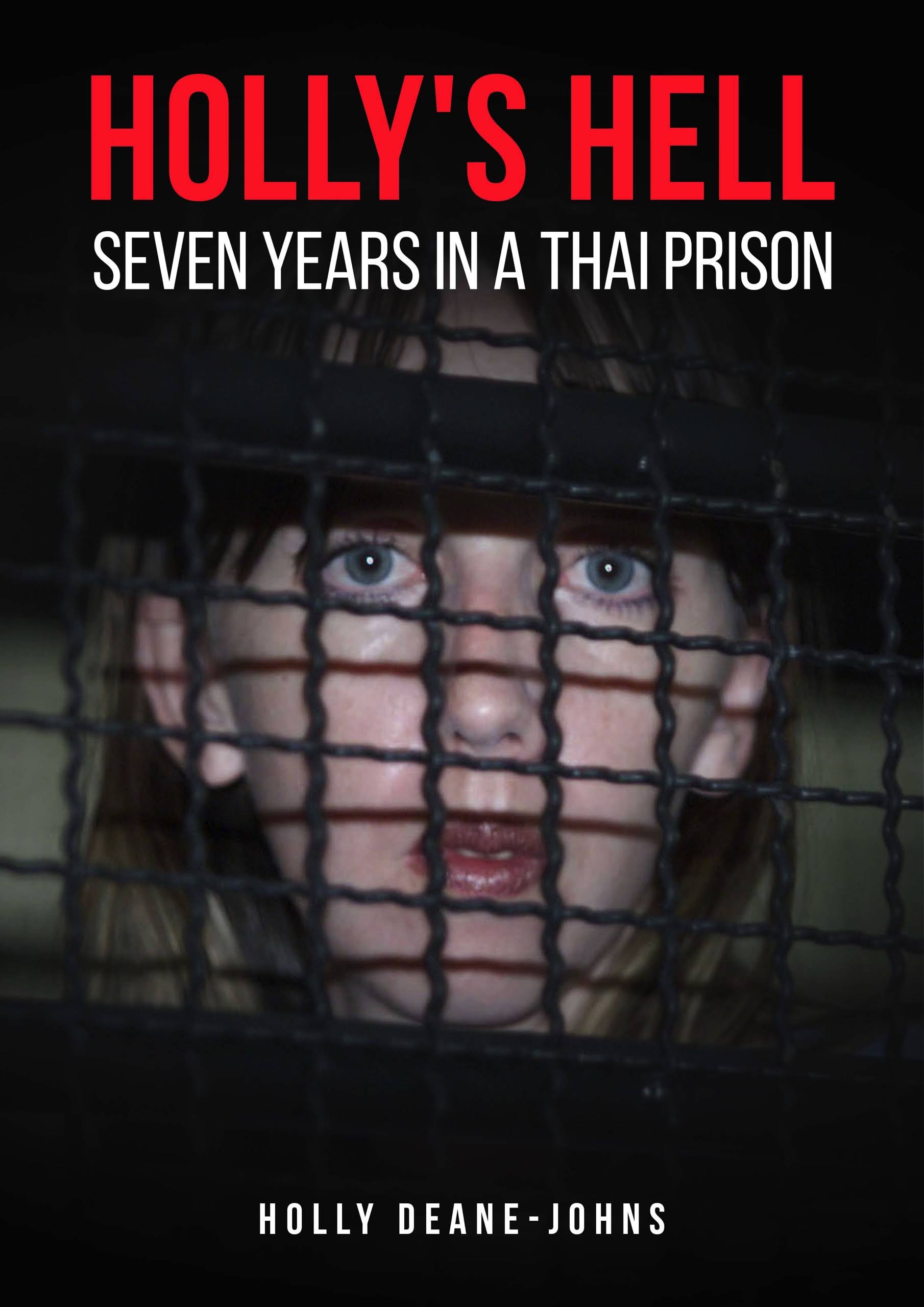 cover of book Holly's hell featuring a woman behind bars
