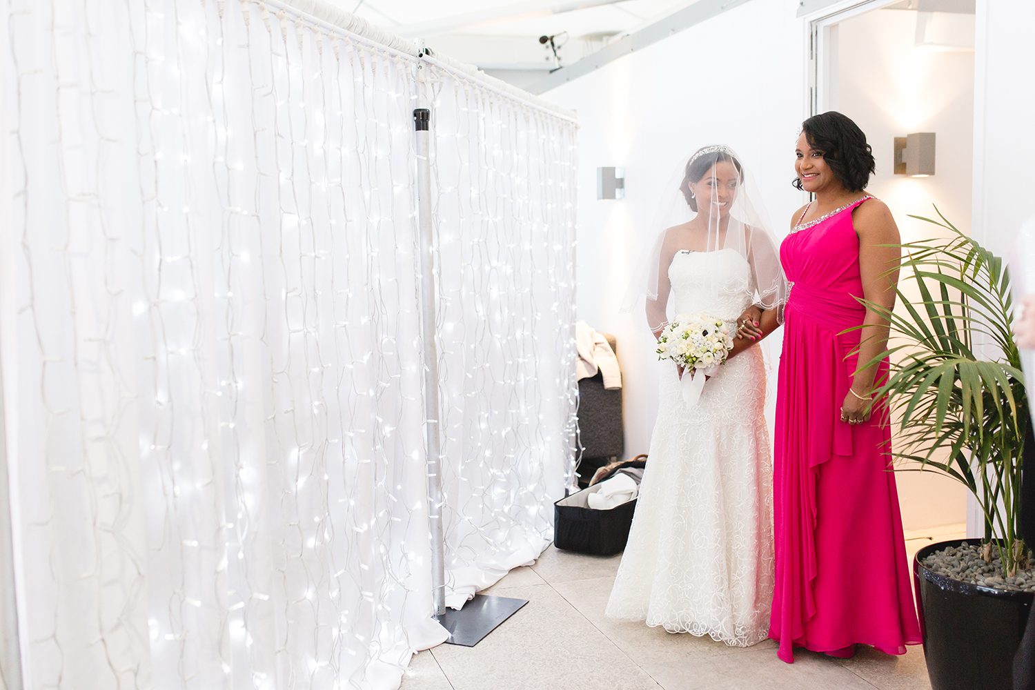 mum and bride