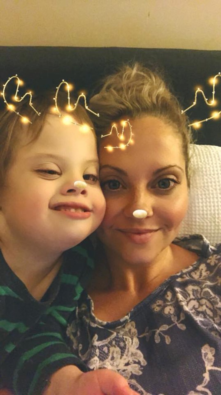 mum and son