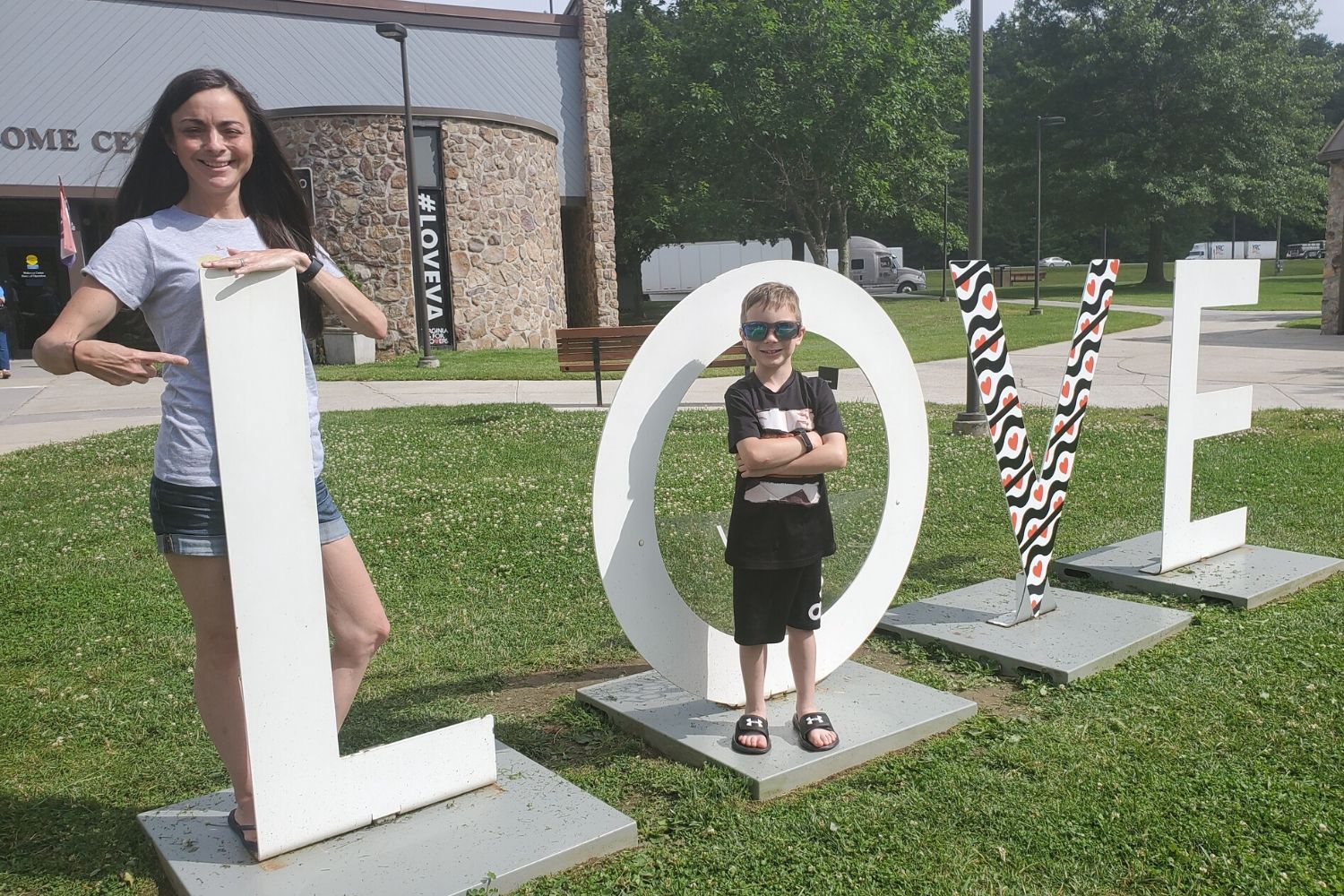 Camre and Gavin are making new memories. Picture: Supplied